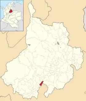 Localisation de San Benito