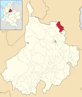 Localisation de Suratá