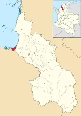 Localisation de Coveñas