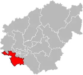 Canton de Saint-Pantaléon-de-Larche