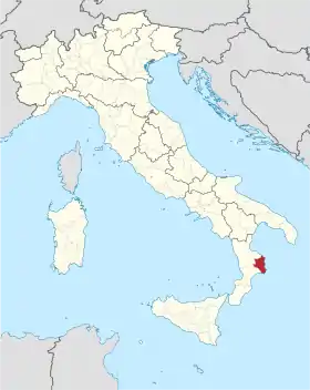 Localisation de Province de Crotone