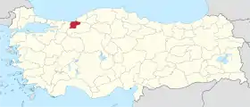 Localisation de Düzce (province)