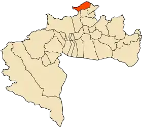 Localisation de El Kantara