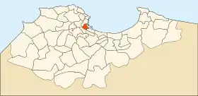 Localisation de Sidi M'Hamed