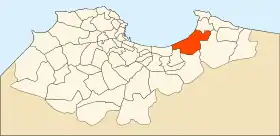 Localisation de Bordj El Kiffan