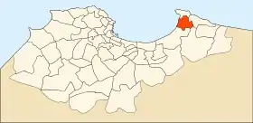 Localisation de Bordj el Bahri