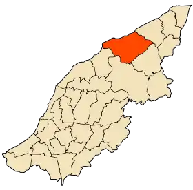 Localisation de Sidi Lakhdar