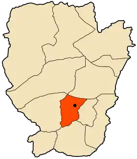 Localisation de Aïn Sefra
