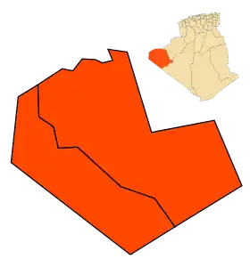 Localisation de Daïra de Tindouf