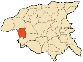 Localisation de Aïn Merane