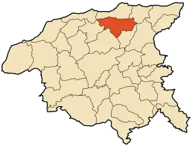 Localisation de Sidi Akkacha