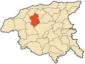 Localisation de Tadjena