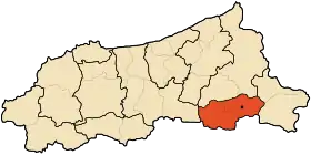 Localisation de Daïra de Sidi Maarouf