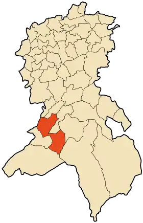 Localisation de Oued Sebaa