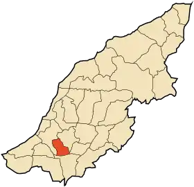 Localisation de Aïn Sidi Cherif