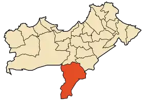 Localisation de Tafraoui