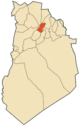 Localisation de El Bayadh