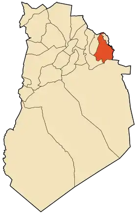 Localisation de Sidi Tifour