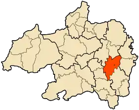 Localisation de Aïn Tesra