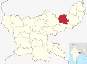 Localisation de District de Deoghar