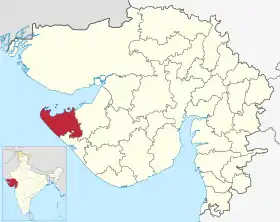 Localisation de District de Devbhumi Dwarka