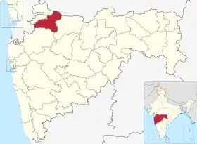 Localisation de District de Dhule