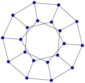 Image illustrative de l’article Graphe dodécaédrique