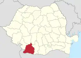 Localisation de Județ de Dolj