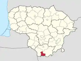 Localisation de Municipalité de Druskininkai