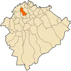 Localisation de Guertoufa