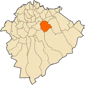 Localisation de Si Abdelghani