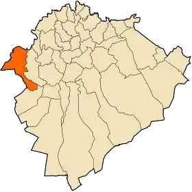 Localisation de Takhemaret