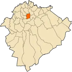 Localisation de Tiaret