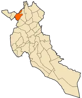 Localisation de El Khemis