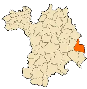 Localisation de El Ouldja