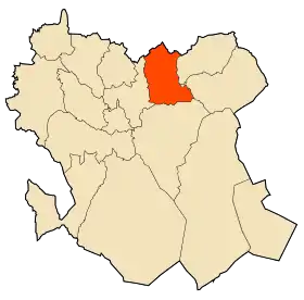 Localisation de Aïn Soltane