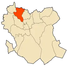 Localisation de Sidi Boubekeur