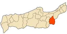Localisation de Ahmar El Aïn