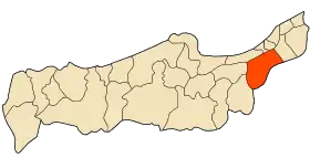 Localisation de Attatba