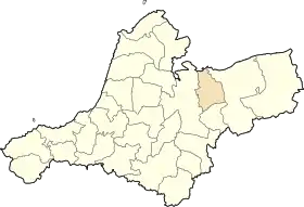 Localisation de Aïn El Arbaa