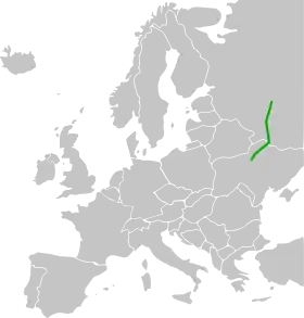 Itinéraire de la route européenne 101