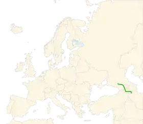 Itinéraire de la route européenne 117