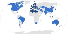 Carte de l'organisation