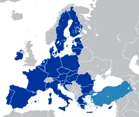 Carte de l'organisation