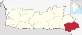 Localisation de District des East Jaintia Hills