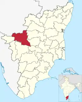 Localisation de District d'Erode