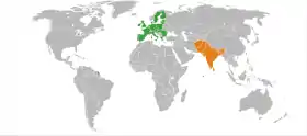 :Modèle:Country data Association sud-asiatique pour la coopération régionale et Union européenne