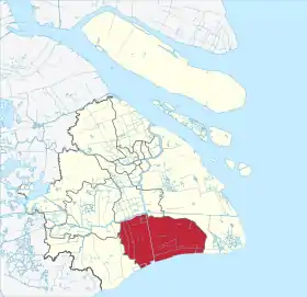 Localisation de Fèngxián Qū