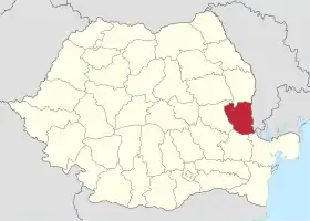 Localisation de Județ de Galați(ro) Județul Galați