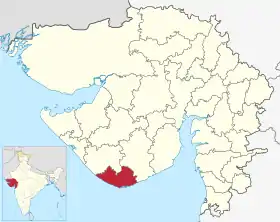 Localisation de District de Somnath Gir